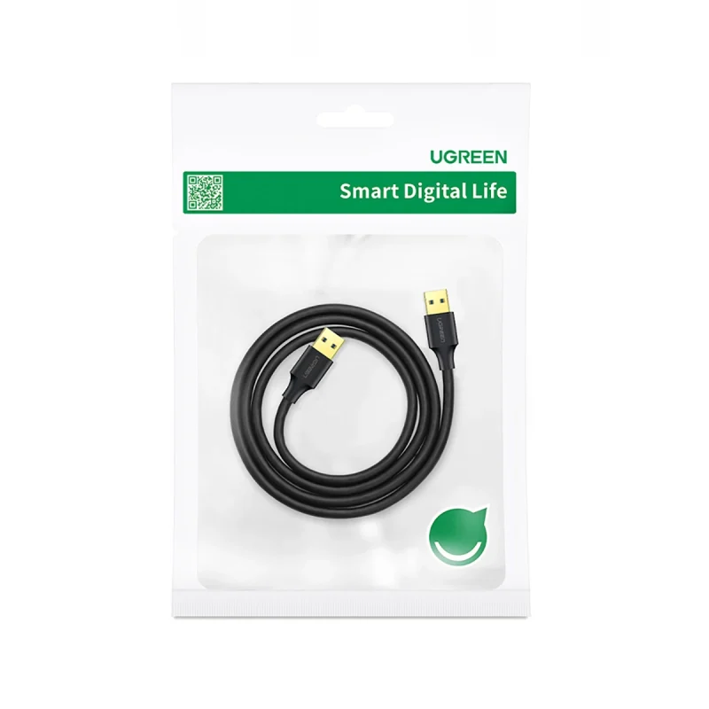 Kabel Ugreen US128 90576 USB-A 3.0 / USB-A 3.0 5Gb/s 3m - czarny - obrazek 5