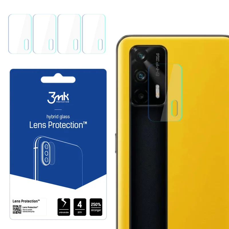 Szkło na aparat 3mk Lens Protection™ hybrydowe na Realme GT 5G