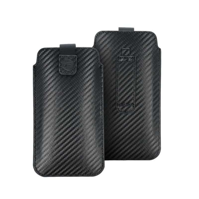 Futerał uniwersalny / wsuwka POCKET Carbon - Model 17 - do SAMSUNG A02s / A03s / A05 / A05s / A12 / A15 / A21s / A25 / A32 5G XIAOMI Redmi 9A / 9AT / 9c / Note 10 PRO / Mi11 OPPO A52 / A72 / A92 REALME 7i - obrazek 7