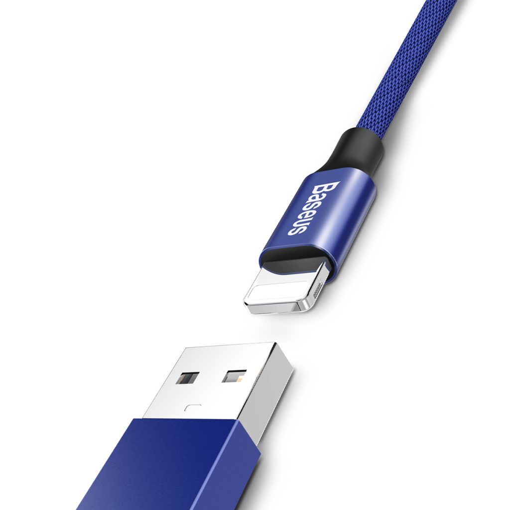 Baseus kabel Yiven USB - Lightning 1,2 m 2A niebieski - obrazek 4