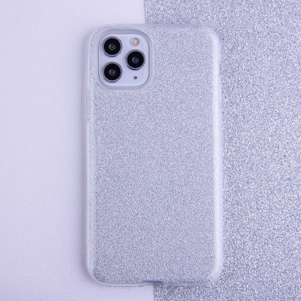 Nakładka Glitter 3w1 do iPhone 11 Pro srebna - obrazek 9