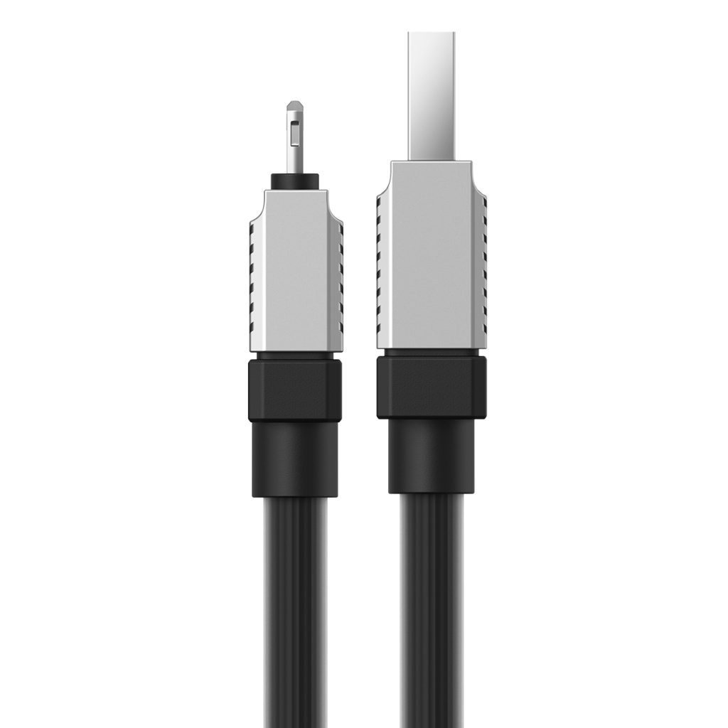 Baseus kabel CoolPlay USB - Lightning 1m 2,4A czarny - obrazek 4