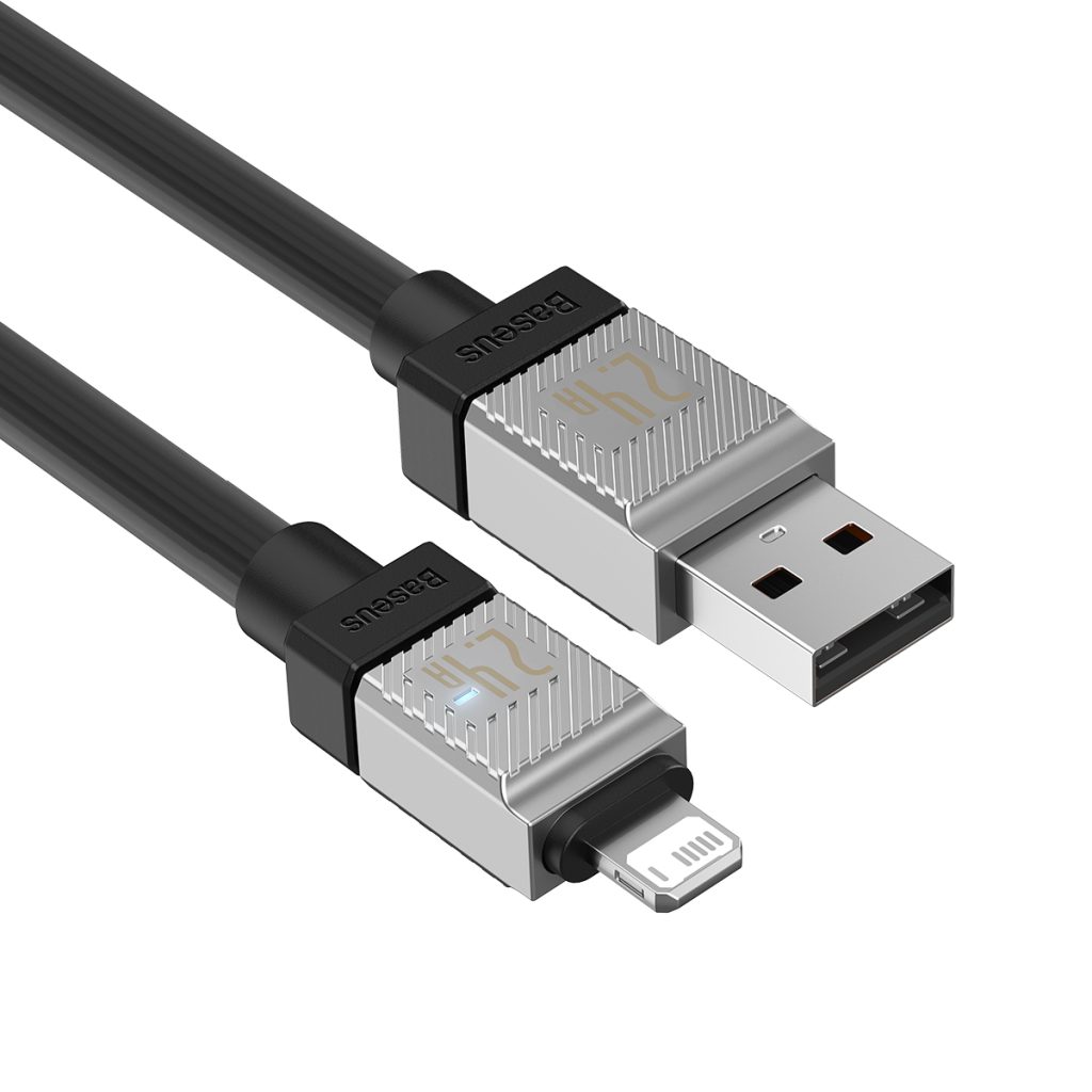 Baseus kabel CoolPlay USB - Lightning 1m 2,4A czarny - obrazek 5