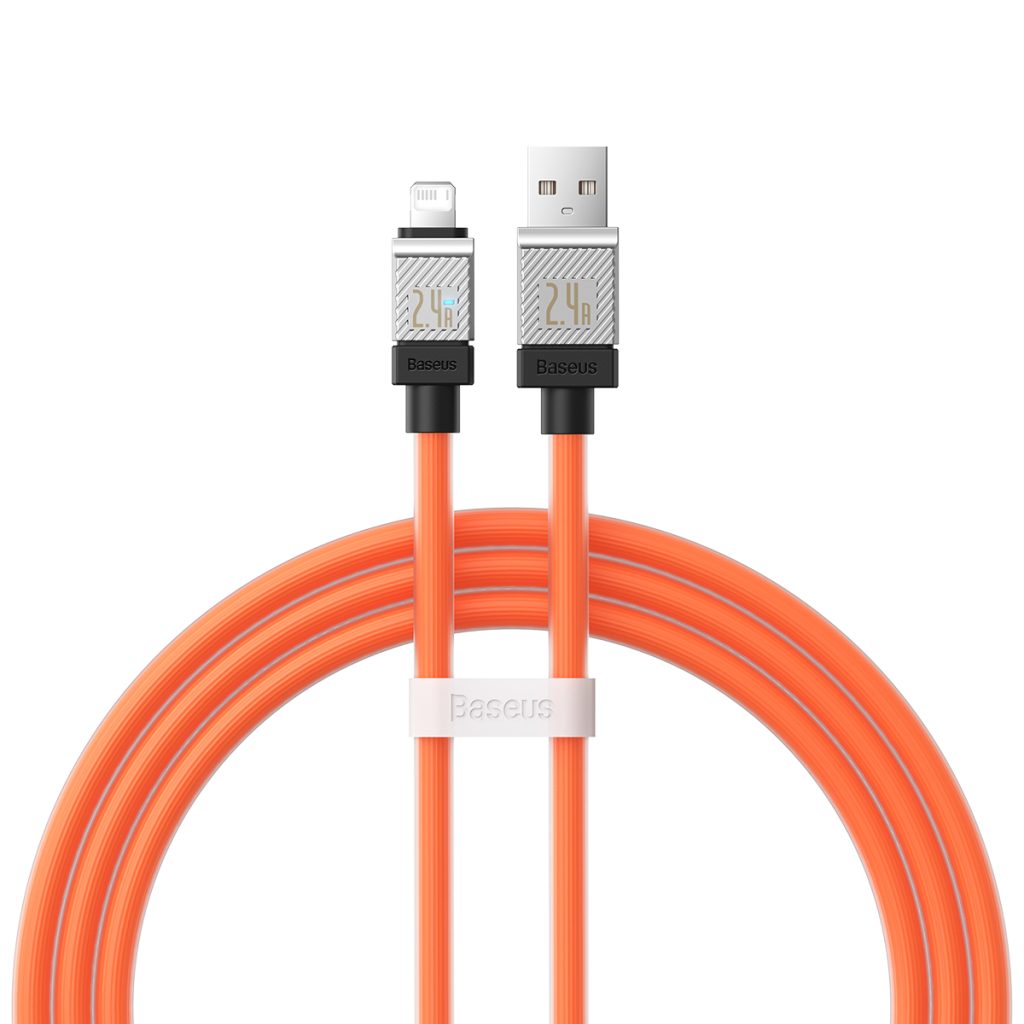 Baseus kabel CoolPlay USB - Lightning 1m 2,4A pomarańczowy