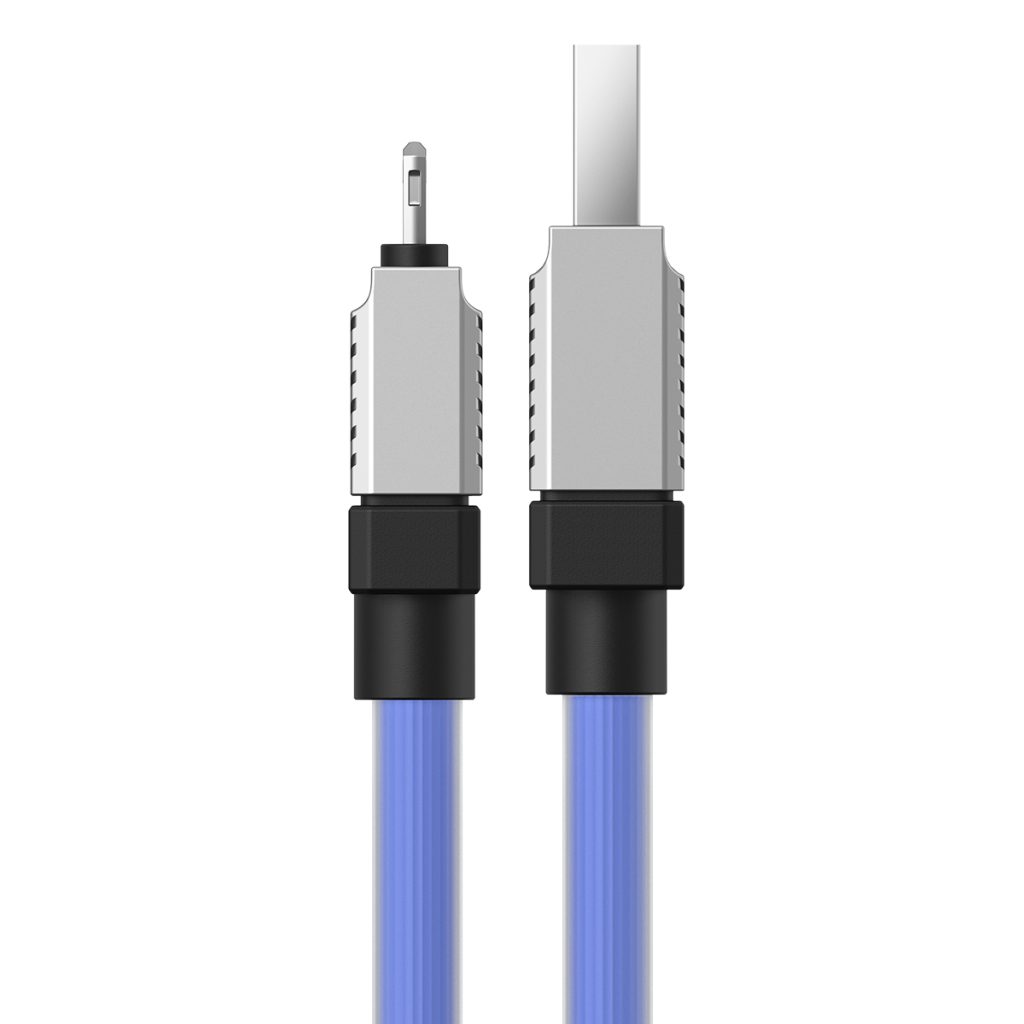 Baseus kabel CoolPlay USB - Lightning 2m 2,4A niebieski - obrazek 4