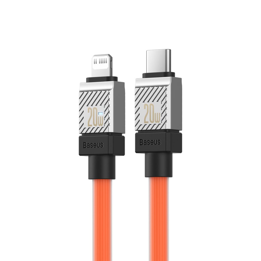 Baseus kabel CoolPlay USB-C - Lightning 1m 20W pomarańczowy - obrazek 3