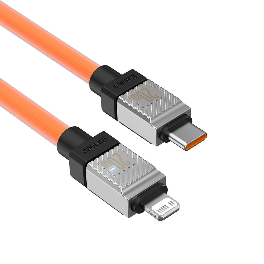 Baseus kabel CoolPlay USB-C - Lightning 1m 20W pomarańczowy - obrazek 5