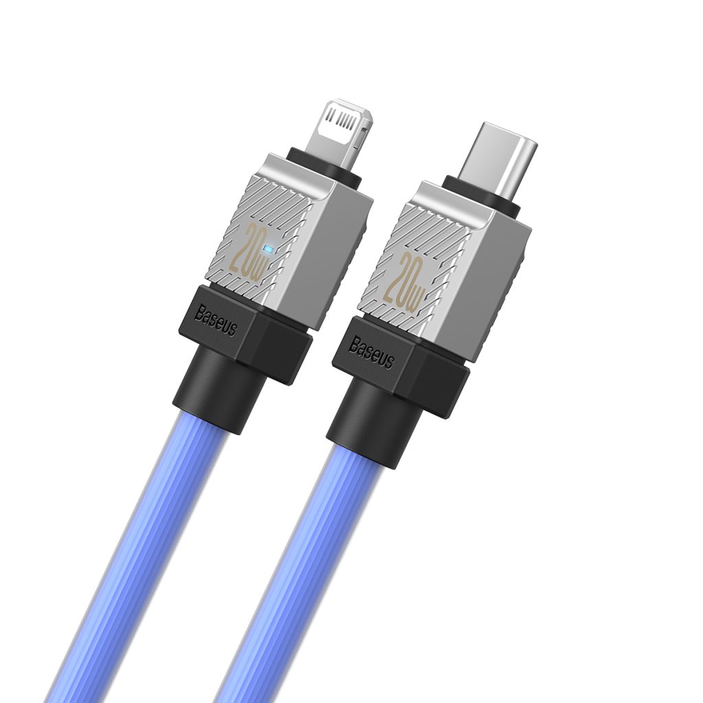 Baseus kabel CoolPlay USB-C - Lightning 2m 20W niebieski - obrazek 2