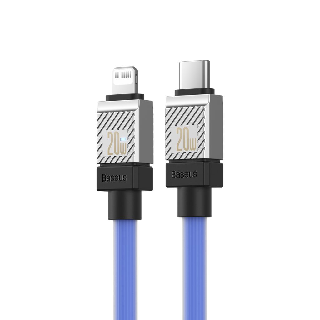 Baseus kabel CoolPlay USB-C - Lightning 2m 20W niebieski - obrazek 3