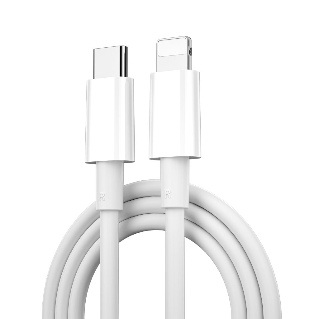 WIWU kabel C008 USB-C - Lightning 1,2 m 30W biały