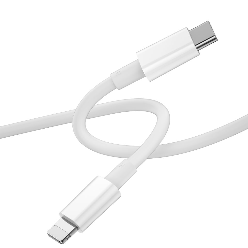 WIWU kabel C008 USB-C - Lightning 1,2 m 30W biały - obrazek 5