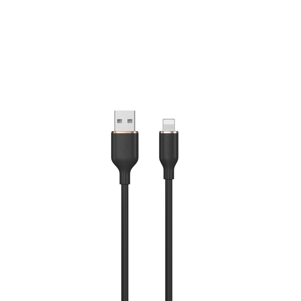 Devia kabel Jelly EC630 USB - Lightning 1,2 m 2,4A czarny - obrazek 2