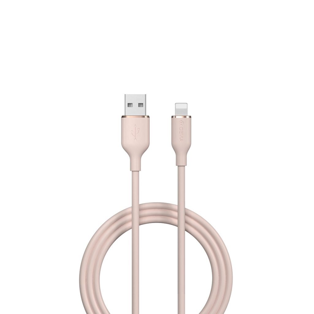 Devia kabel Jelly EC630 USB - Lightning 1,2 m 2,4A różowy