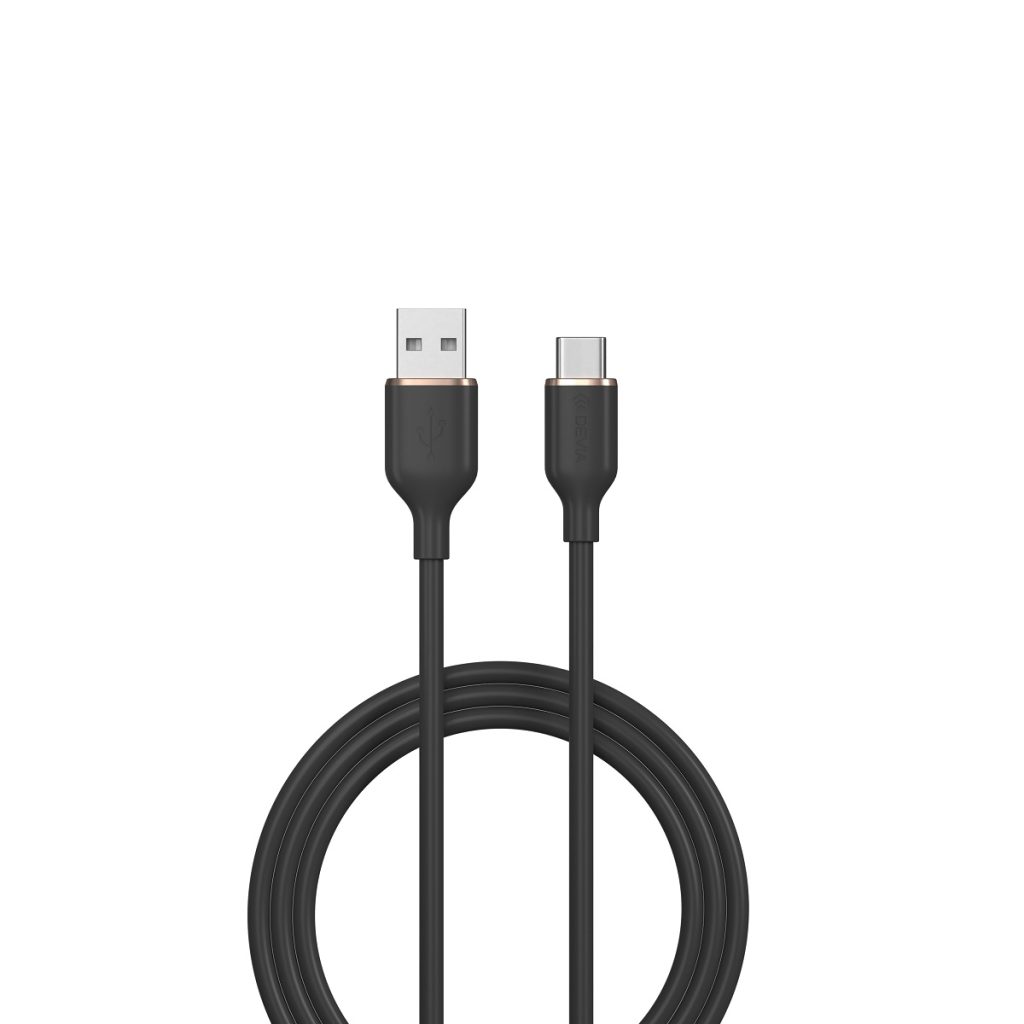 Devia kabel Jelly EC629 USB - USB-C 1,2 m 2,4A czarny