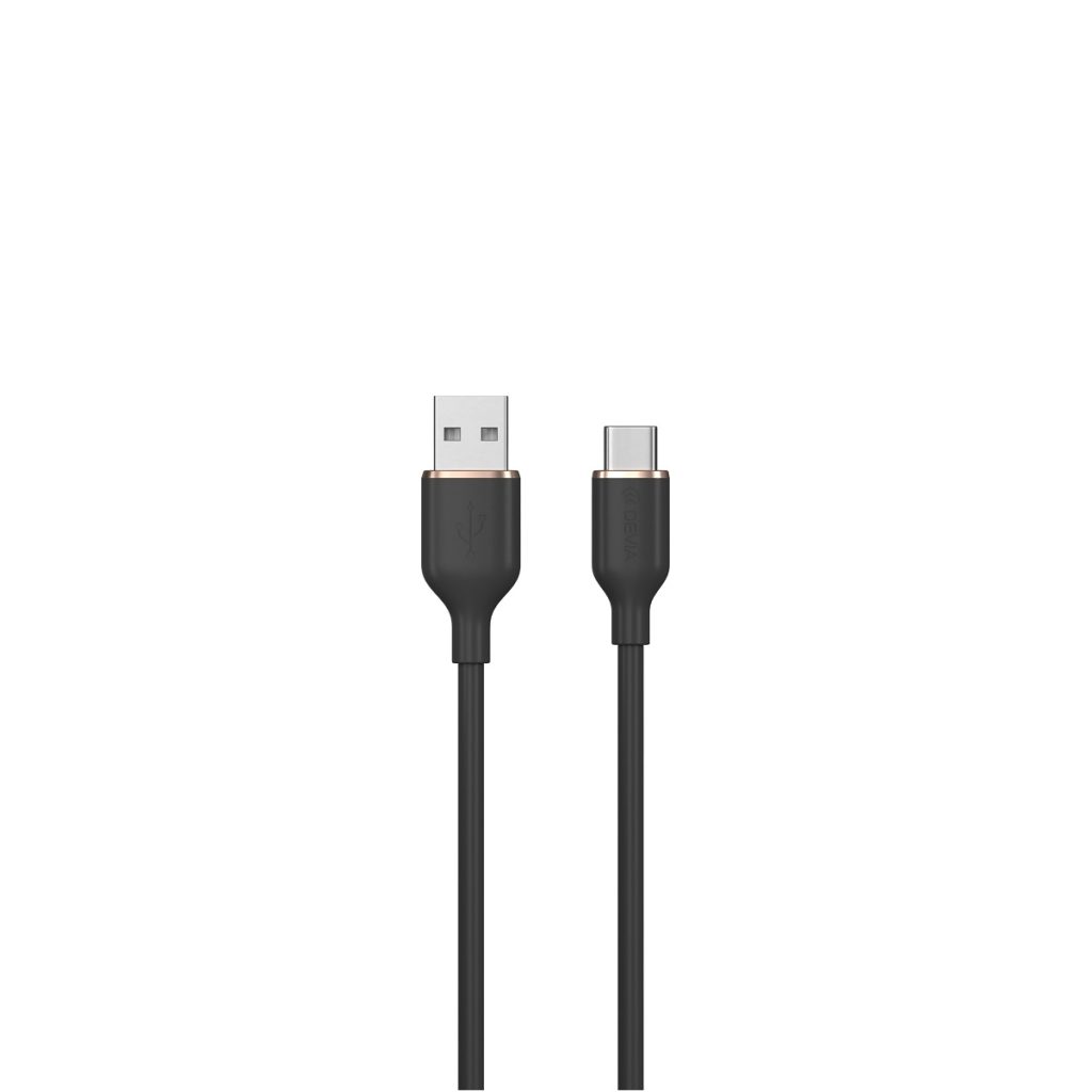 Devia kabel Jelly EC629 USB - USB-C 1,2 m 2,4A czarny - obrazek 2