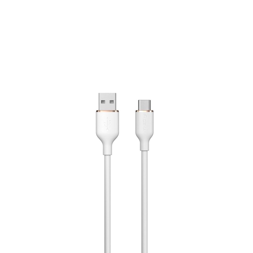 Devia kabel Jelly EC629 USB - USB-C 1,2 m 2,4A biały - obrazek 2