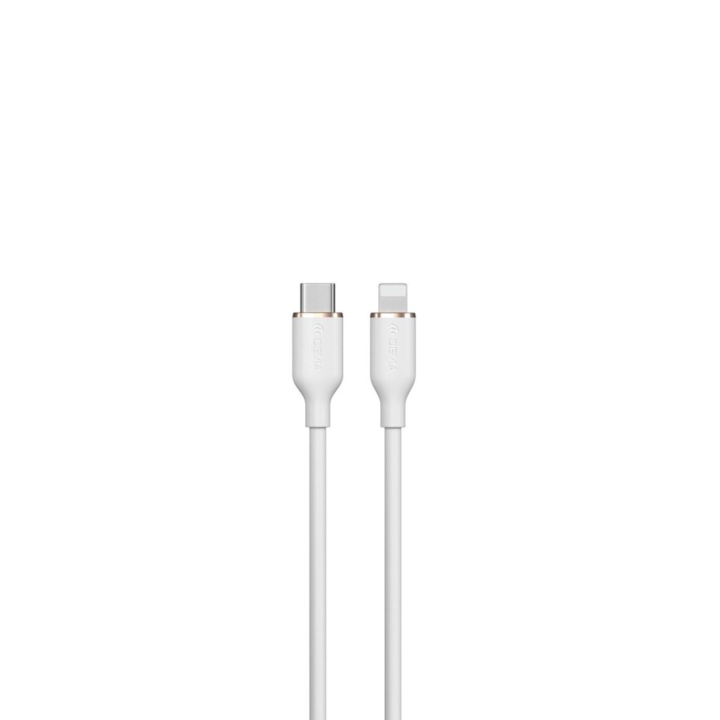 Devia kabel Jelly EC631 USB-C - Lightning 1,2 m 27W biały - obrazek 2