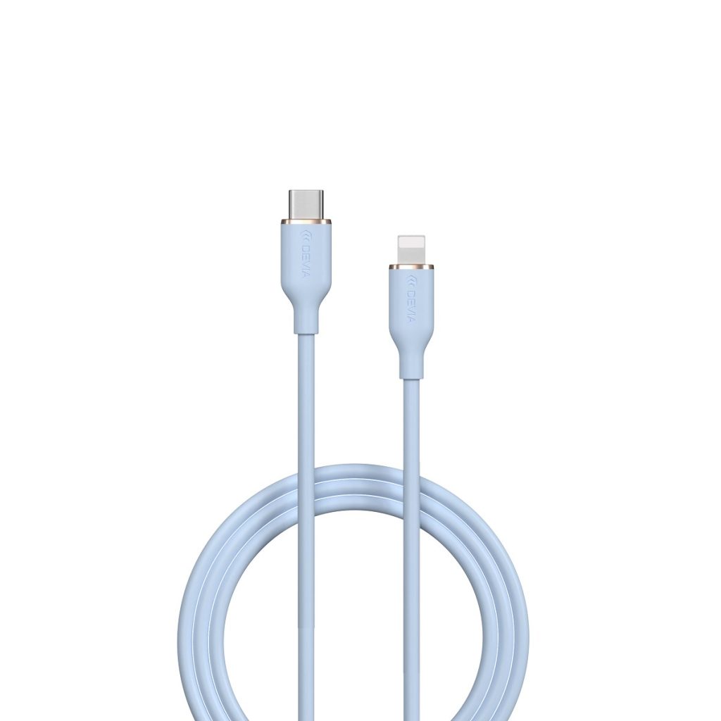 Devia kabel Jelly EC631 USB-C - Lightning 1,2 m 27W niebieski