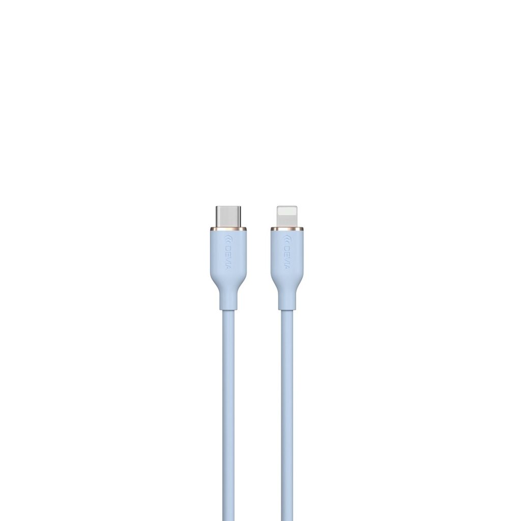 Devia kabel Jelly EC631 USB-C - Lightning 1,2 m 27W niebieski - obrazek 2