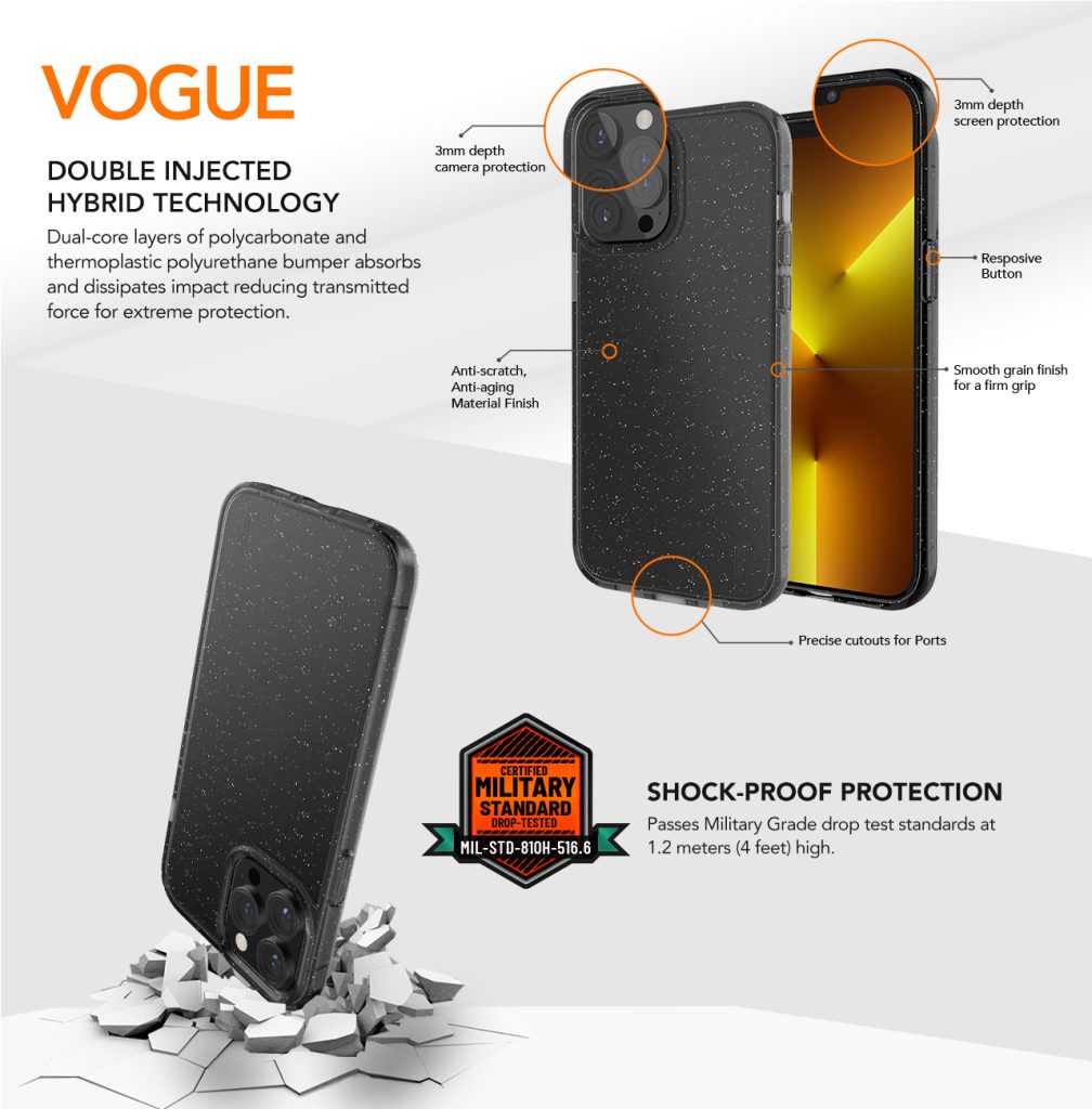 Ugly Rubber nakładka Vogue do iPhone 15 Plus 6,7" różowo-złota - obrazek 11