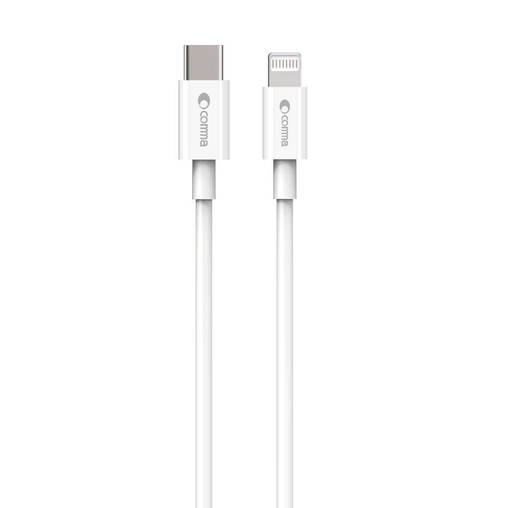 Comma kabel Jub MFi USB-C - Lightning 3A 1,5m biały