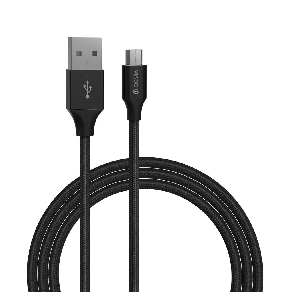 Devia kabel Gracious EC207 USB - MicroUSB 2,0 m 2,1A czarny