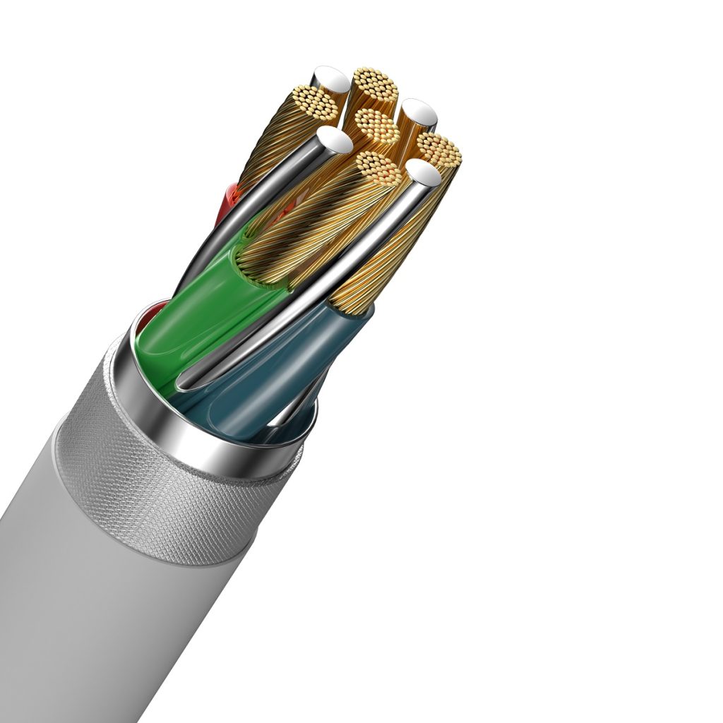 Devia kabel Kintone EC151 USB-C - USB-C 1,0 m 3A biały zestaw 30 szt - obrazek 3