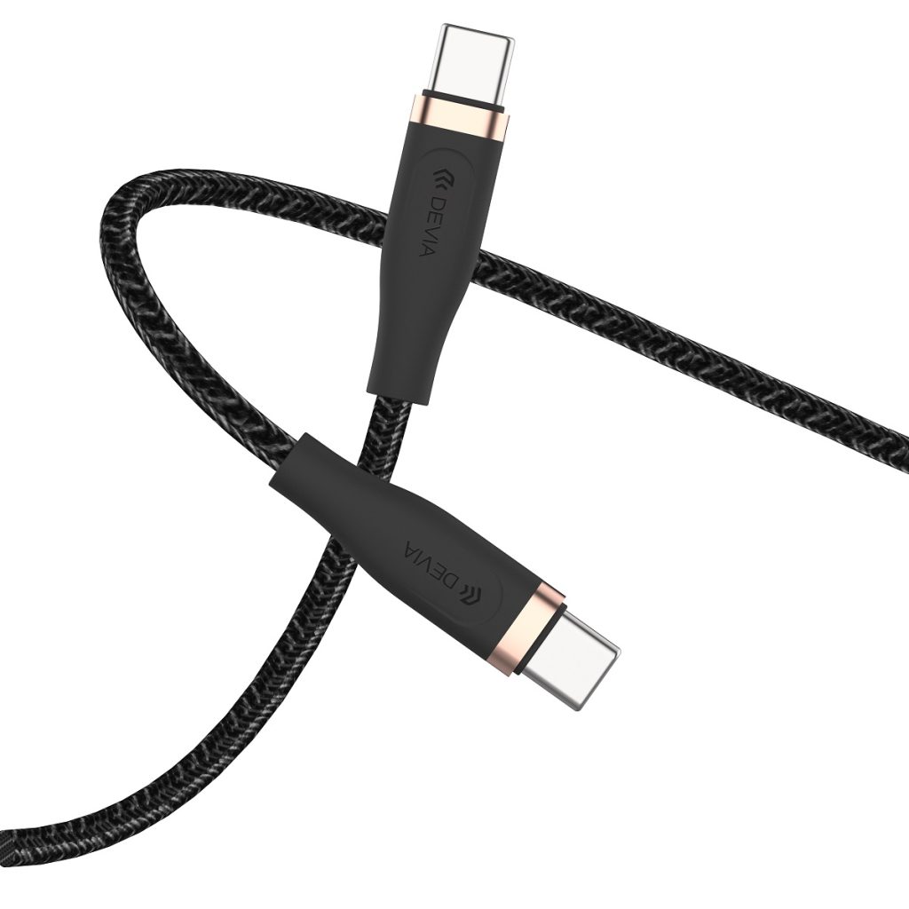 Devia kabel Star EC320 PD USB-C - USB-C 1,5 m 60W 3A czarny - obrazek 4