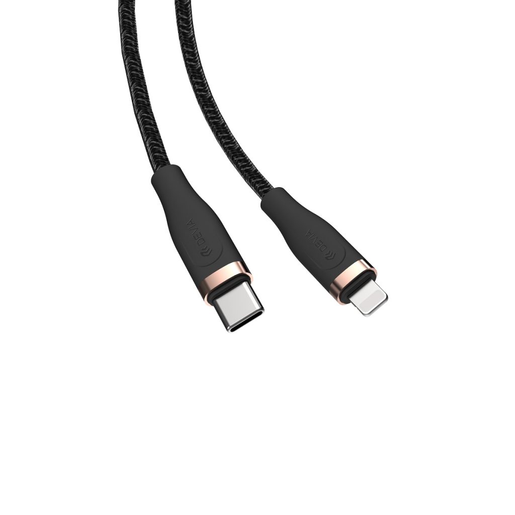 Devia kabel Star EC418 PD USB-C - Lightning 1,5 m 27W 3A czarny - obrazek 2