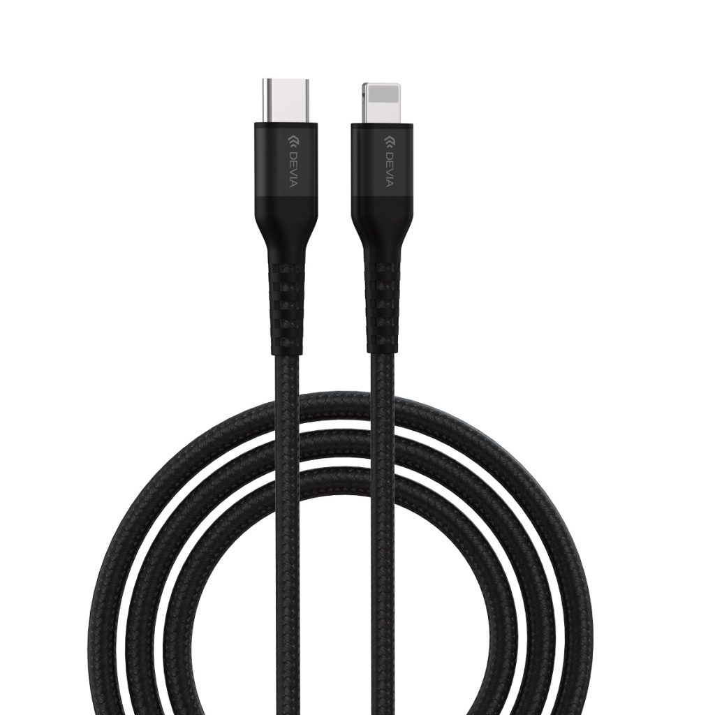 Devia kabel Gracious EC409 PD USB-C - Lightning 1,5 m 3A czarny