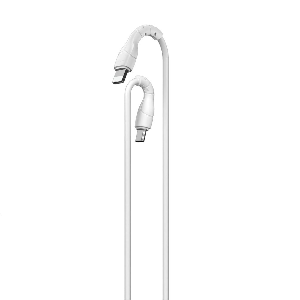 Devia kabel Kintone EC150 USB-C - Lightning 1,0 m 27W 3A biały - obrazek 2