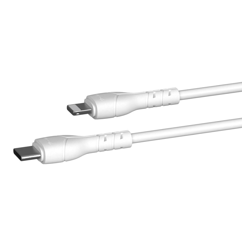 Devia kabel Kintone EC150 USB-C - Lightning 1,0 m 27W 3A biały - obrazek 3