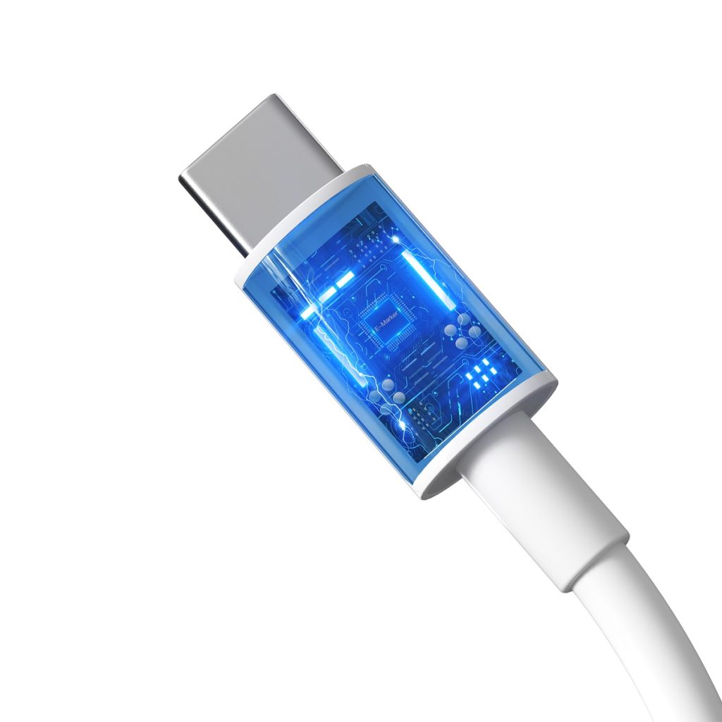 Devia kabel Smart EC317 PD USB-C - USB-C 1,5 m 100W 5A biały - obrazek 2