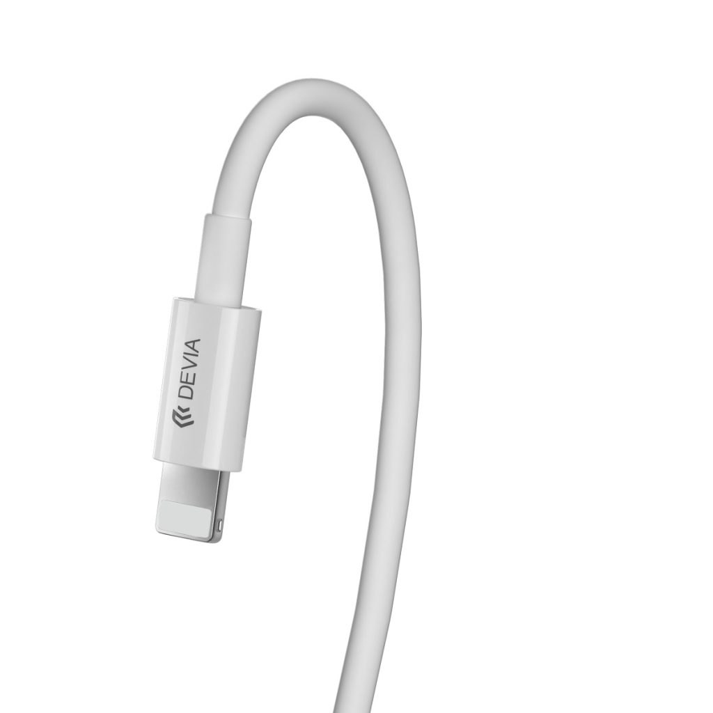 Devia kabel Smart EC146 PD USB-C - Lightning 2,0 m 3A biały - obrazek 2