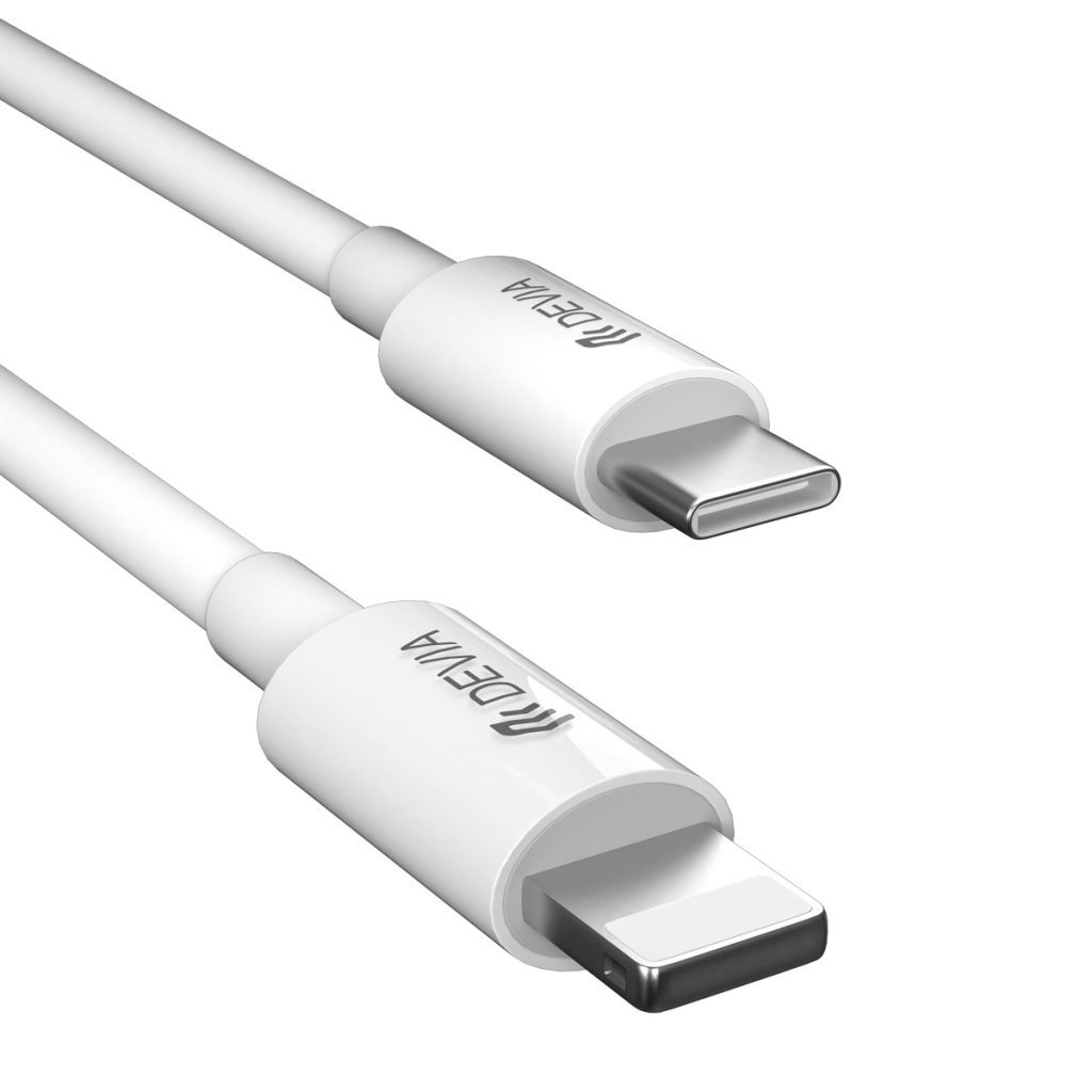 Devia kabel Smart EC146 PD USB-C - Lightning 2,0 m 3A biały - obrazek 3