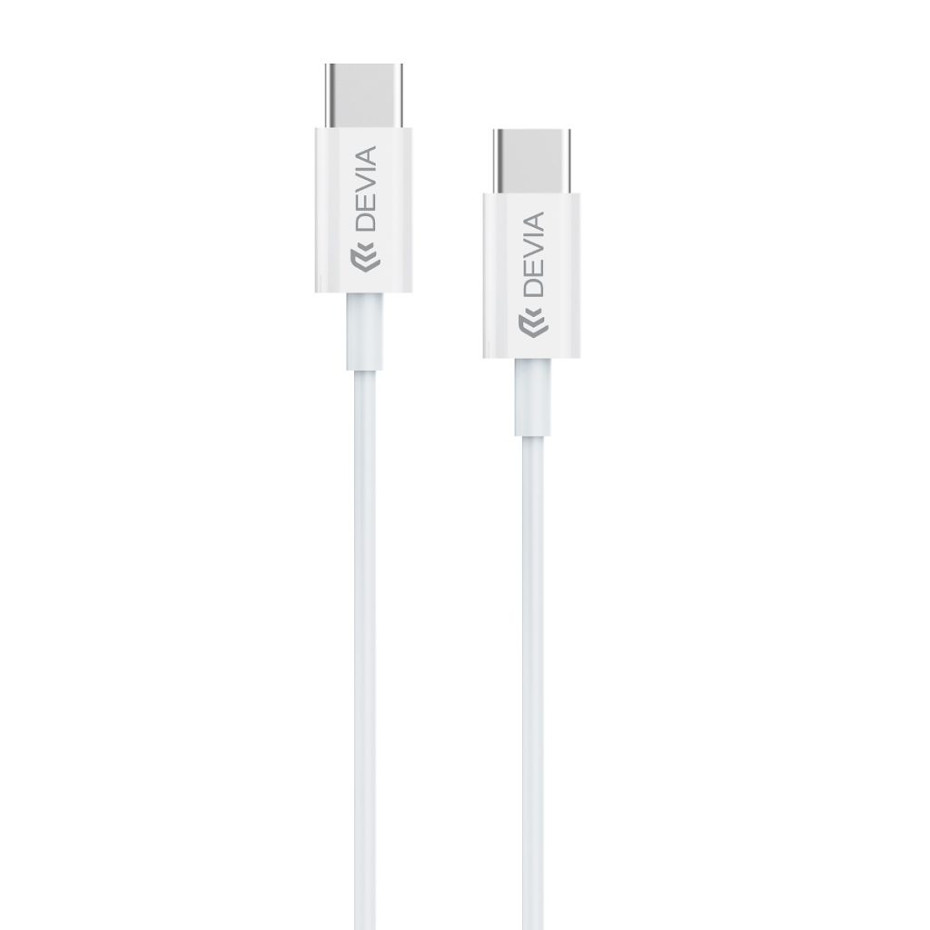 Devia kabel Smart EC042 PD USB-C - USB-C 1,0 m 60W 3A biały