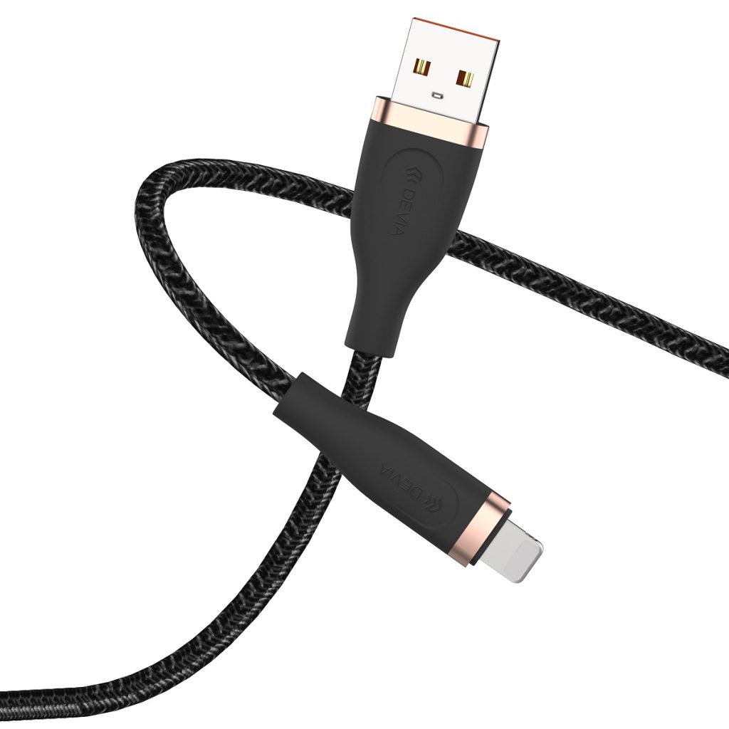 Devia kabel Star EC417 USB - Lightning 1,5 m 2,4A czarny - obrazek 4