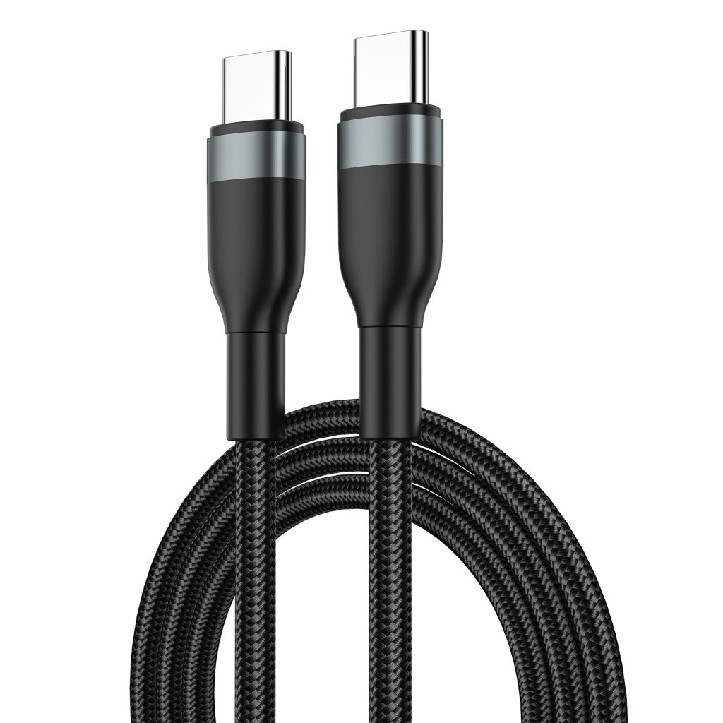 WIWU kabel Wi-C017 USB-C - USB-C 100W czarny - obrazek 2