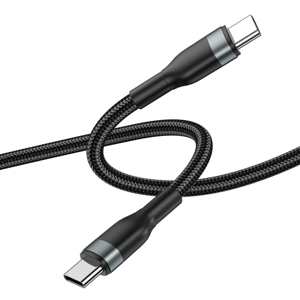 WIWU kabel Wi-C017 USB-C - USB-C 100W czarny - obrazek 3