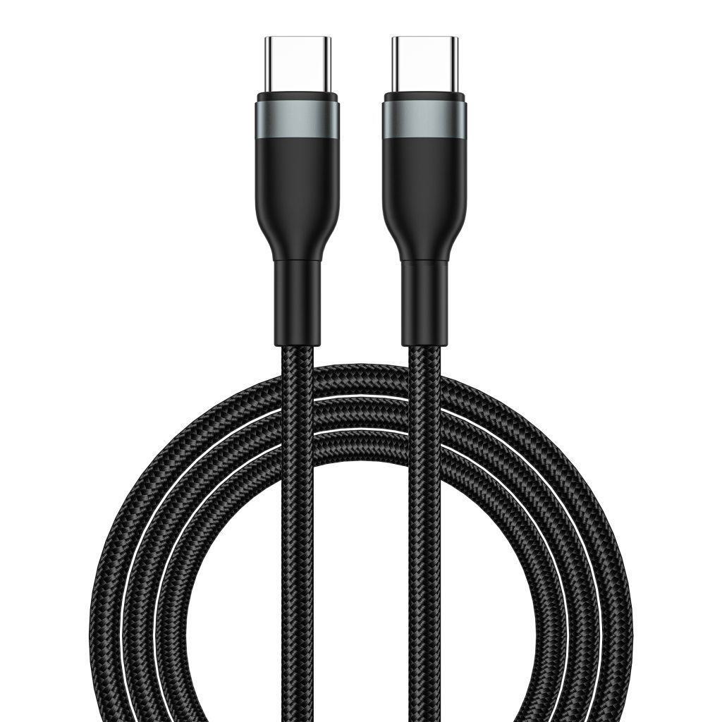 WIWU kabel Wi-C017 USB-C - USB-C 100W czarny - obrazek 4